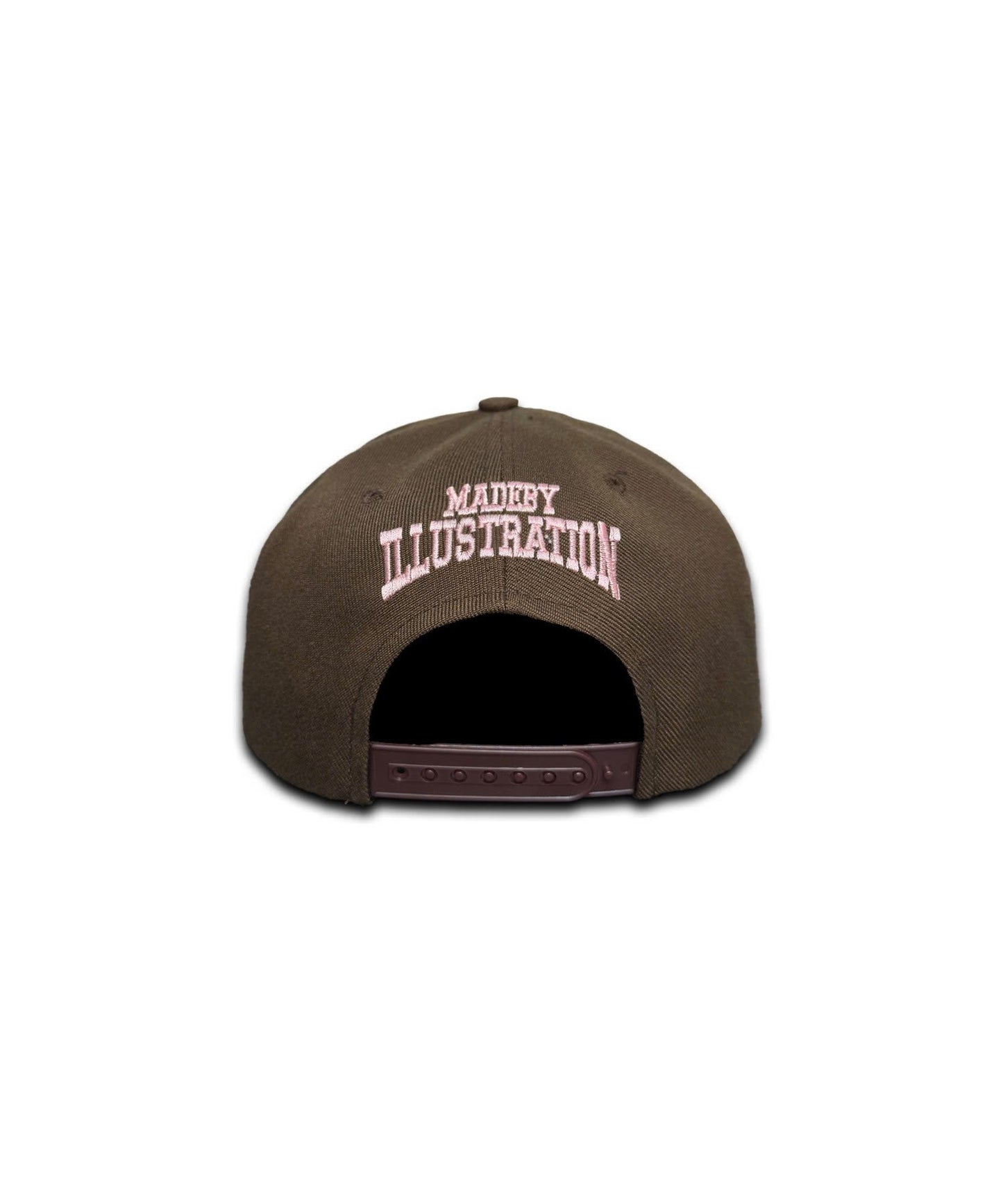 MBI UNIVERSITY SNAPBACK - BROWN PINK