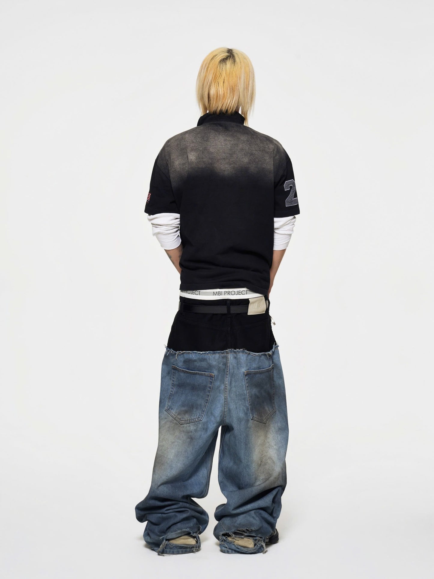 MBI | UNDERWEAR CUT UP JEANS - DIRTY INDIGO