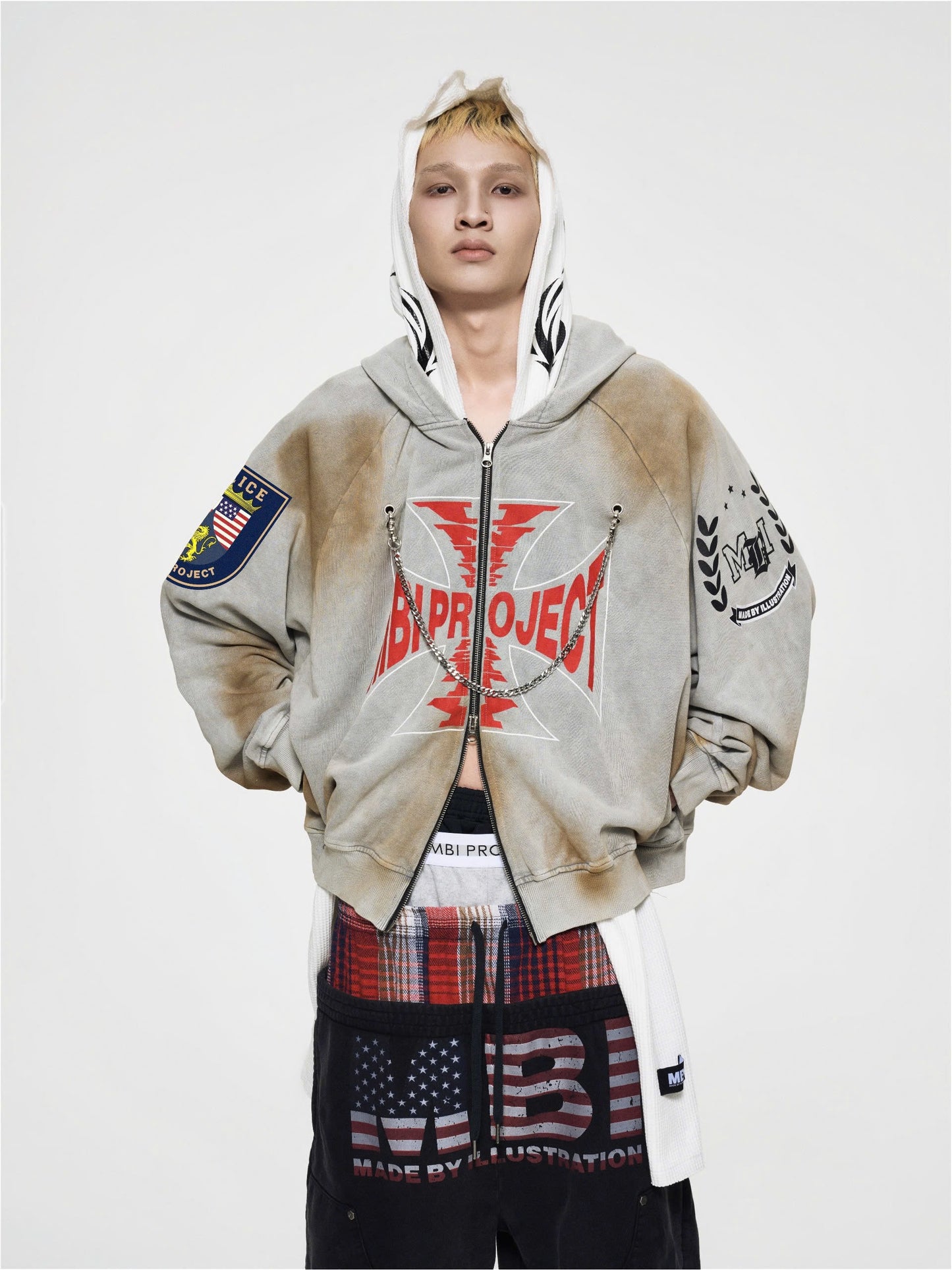 MBI | POLICE UNIVERSITY ZIP HOODIE