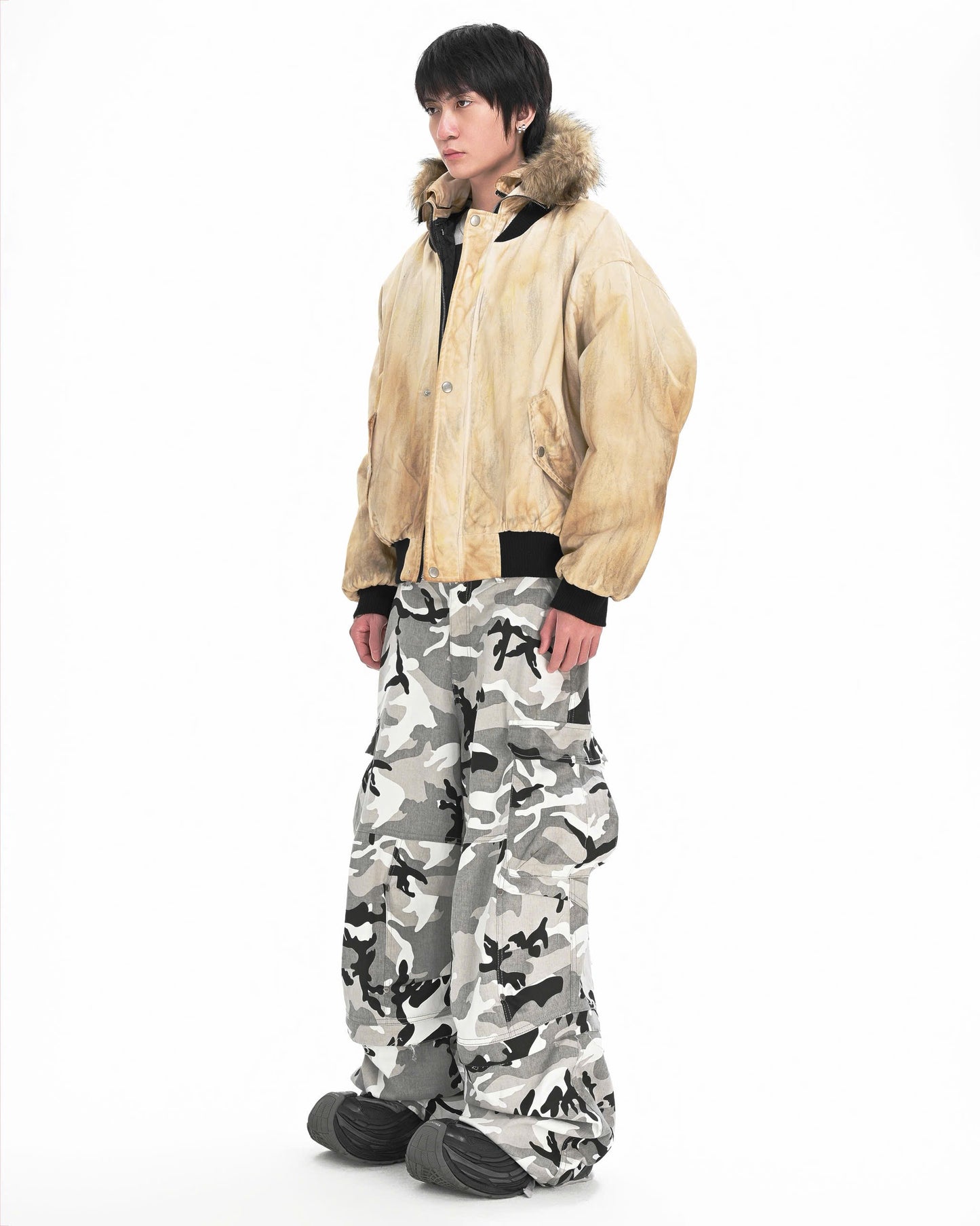 MBI FLIGHT BOMBER JACKET - Dirty Cream