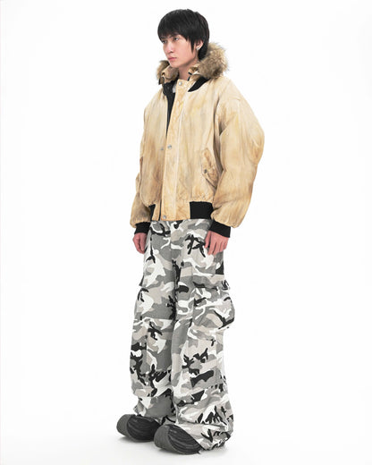 MBI FLIGHT BOMBER JACKET - Dirty Cream