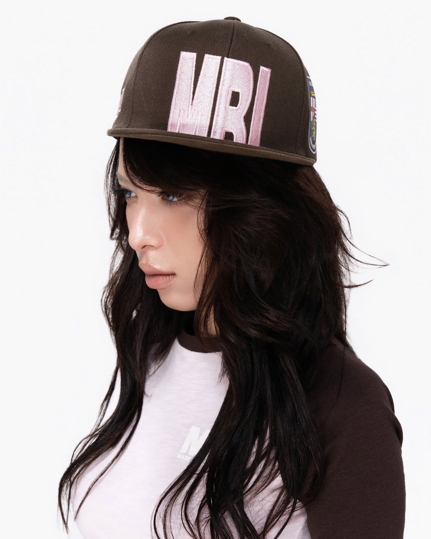 MBI UNIVERSITY SNAPBACK - BROWN PINK