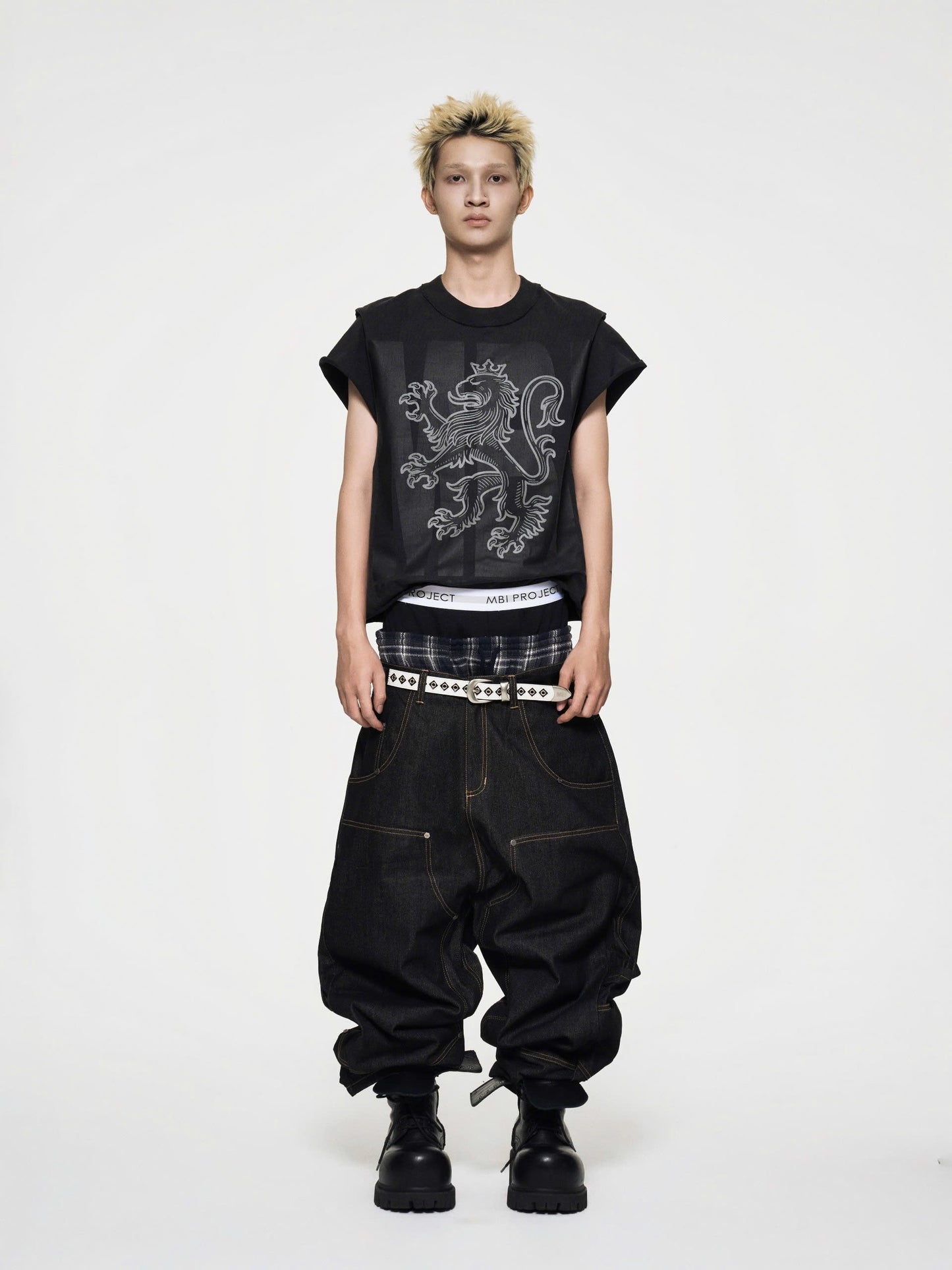 MBI DOUBLE KNEES BAGGY JEANS