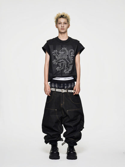 MBI DOUBLE KNEES BAGGY JEANS