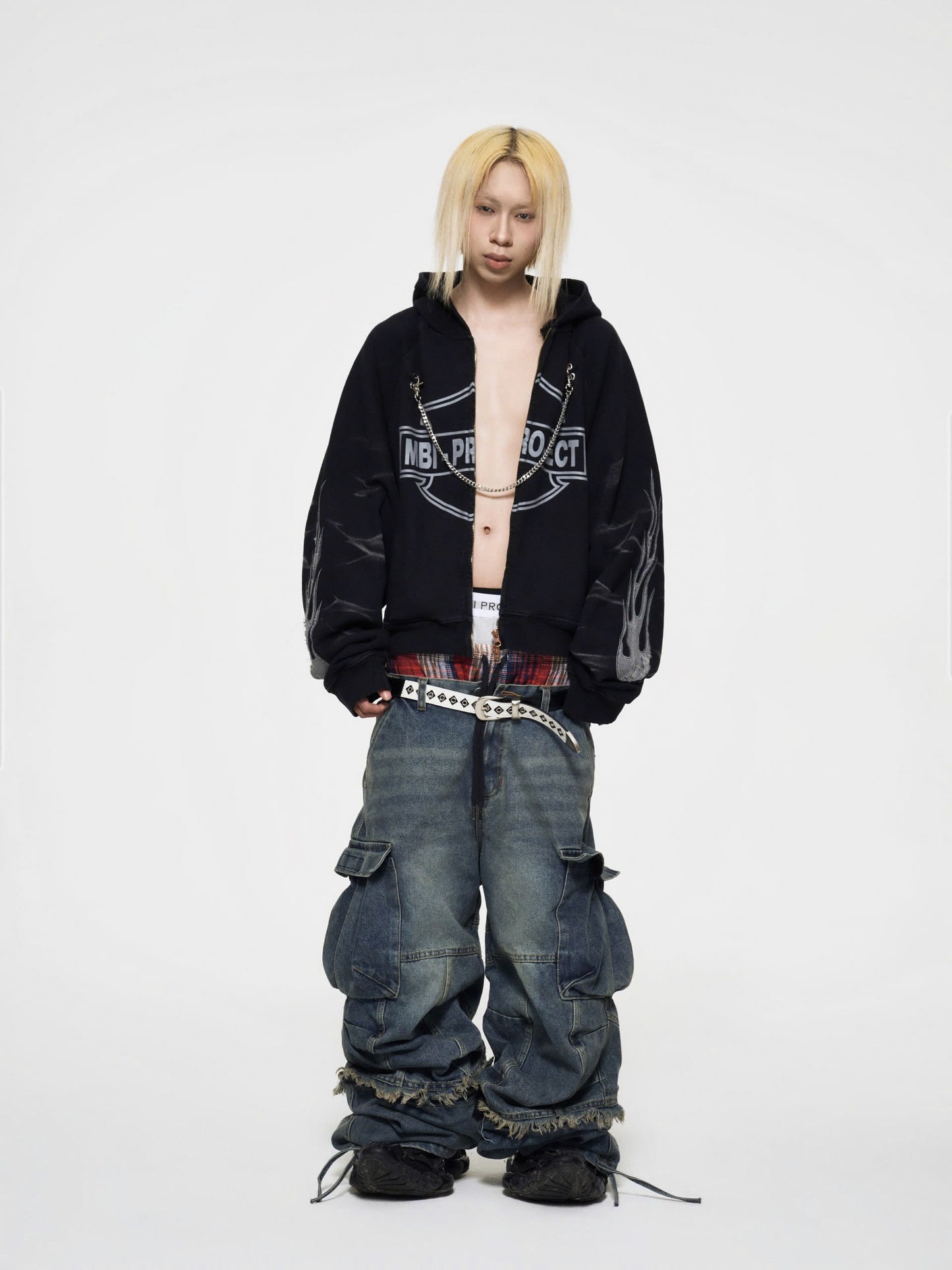 MBI | 2IN1 WASHED MILI PANTS - Denim Ver