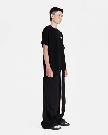 SIGNATURE LOGO SWEATPANTS - BLACK