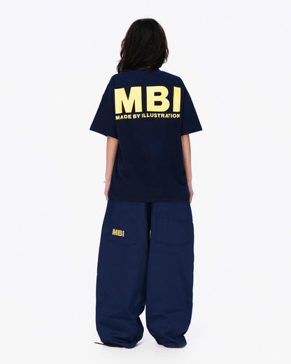 "SIGNATURE" LOGO SWEATPANTS - NAVY