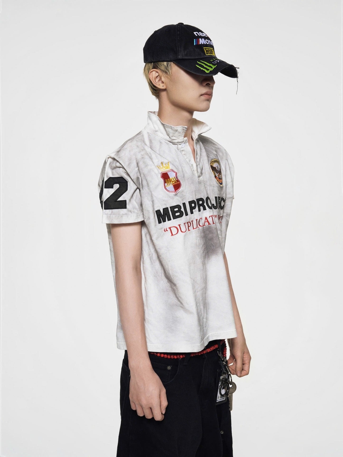 MBI | UNIFORM WASHED POLO - DIRTY WHITE