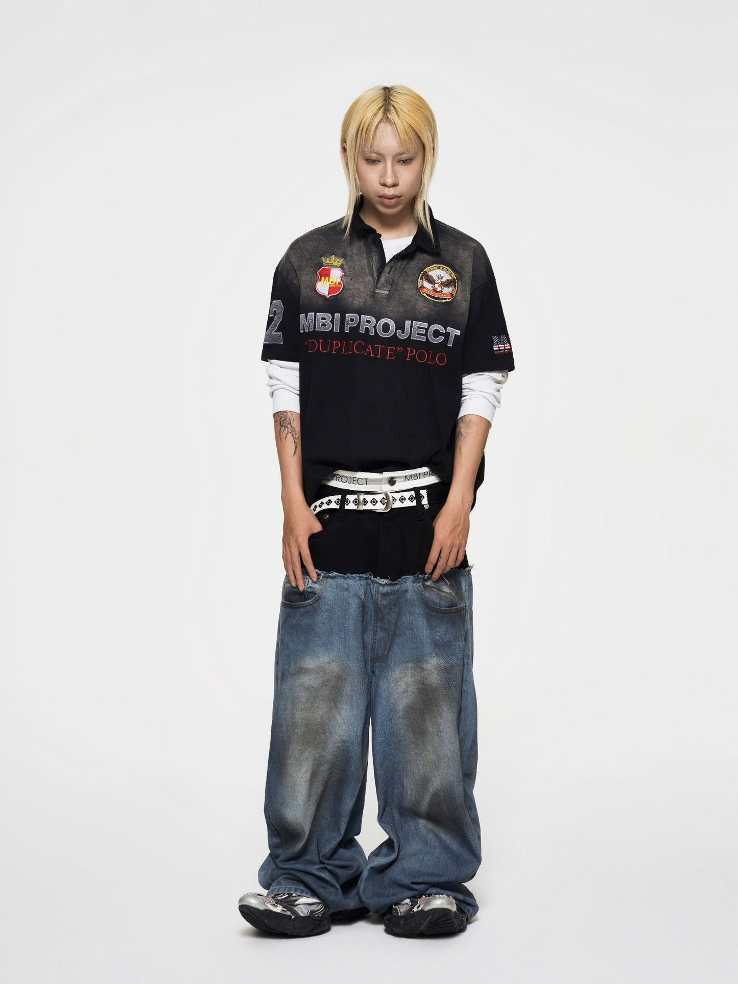 MBI | UNDERWEAR CUT UP JEANS - DIRTY INDIGO