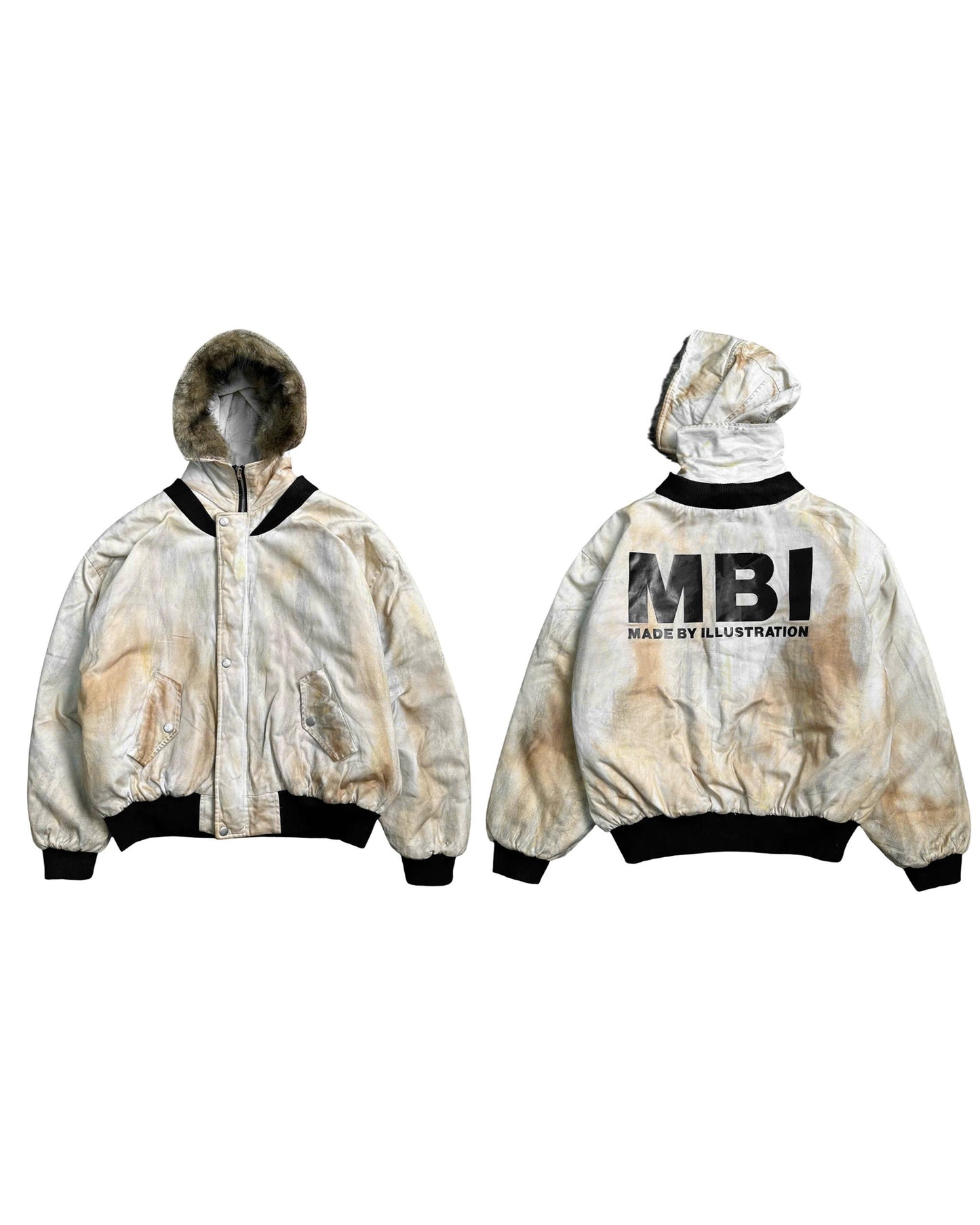 MBI FLIGHT BOMBER JACKET - Dirty Cream