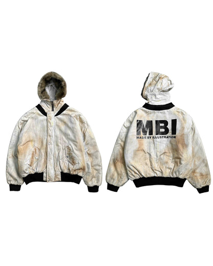 MBI FLIGHT BOMBER JACKET - Dirty Cream