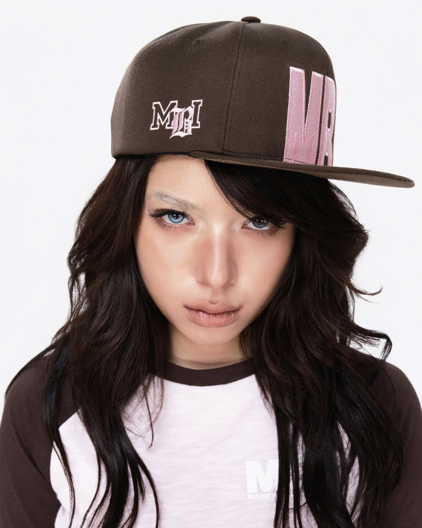 MBI UNIVERSITY SNAPBACK - BROWN PINK