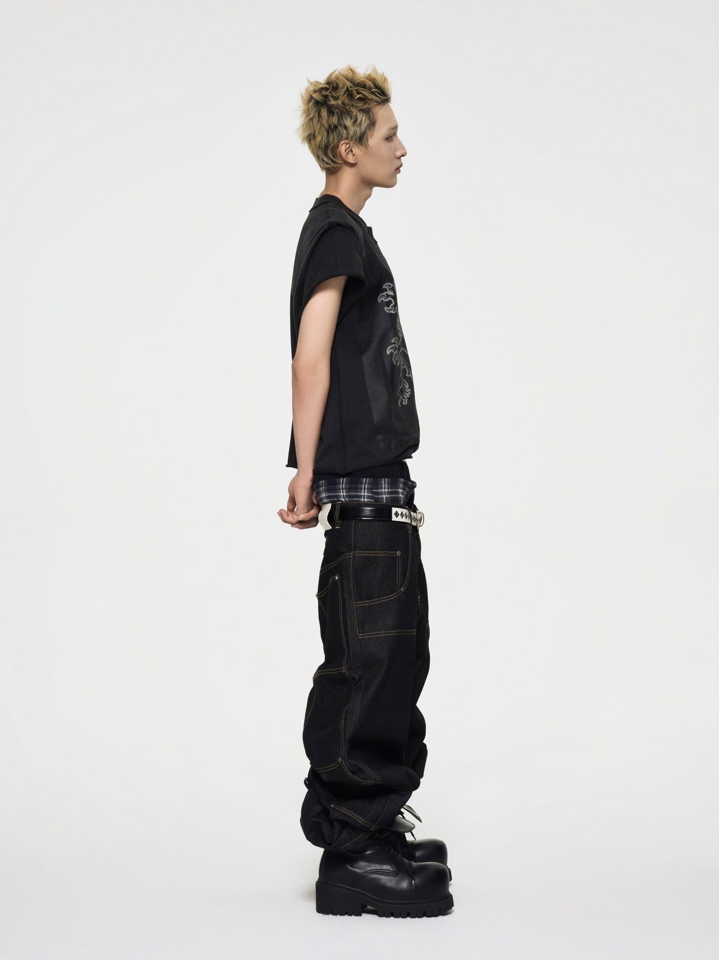 MBI DOUBLE KNEES BAGGY JEANS