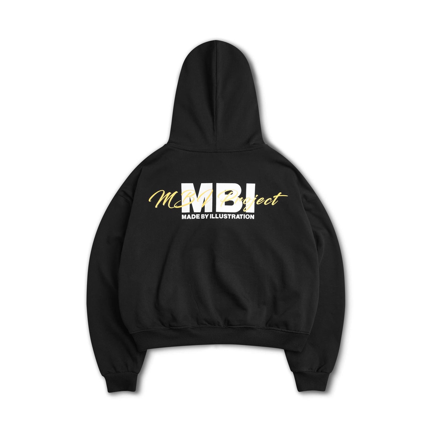 MBI PROJECT ZIP HOODIE - BLACK