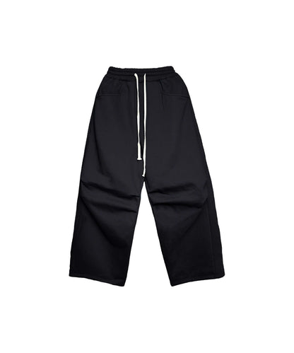 SIGNATURE LOGO SWEATPANTS - BLACK