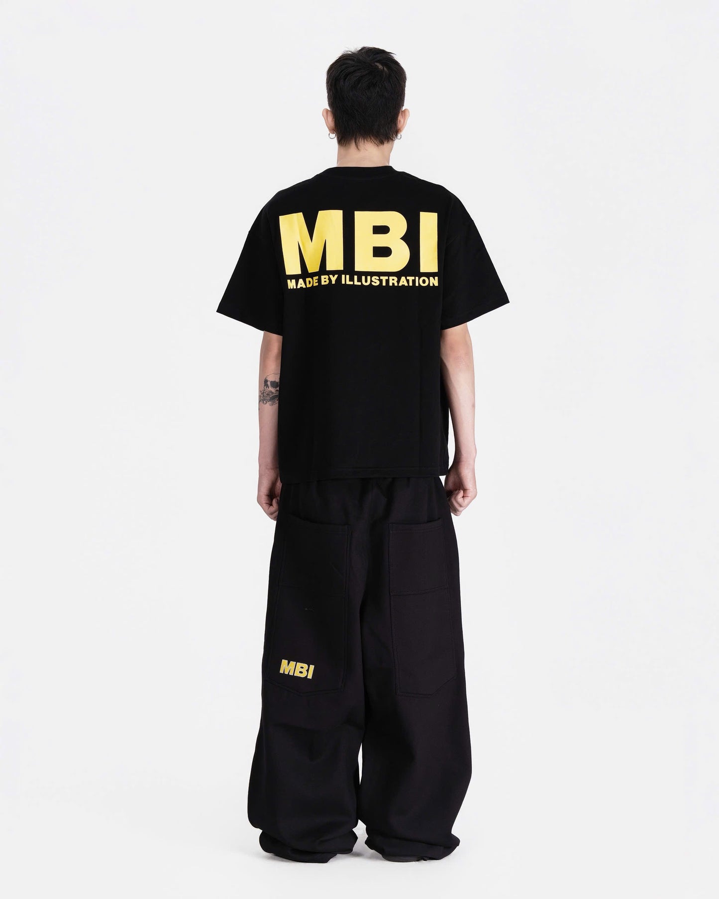 SIGNATURE LOGO SWEATPANTS - BLACK