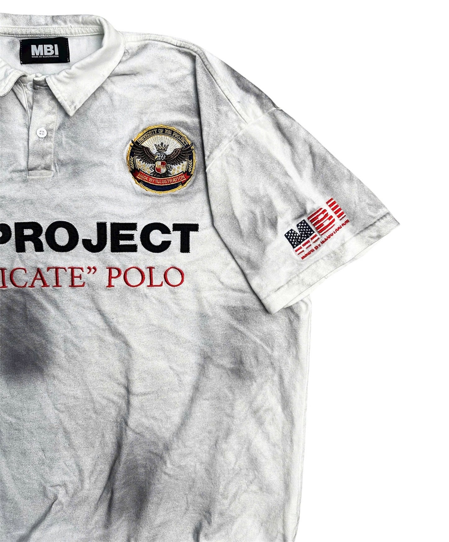 MBI | UNIFORM WASHED POLO - DIRTY WHITE