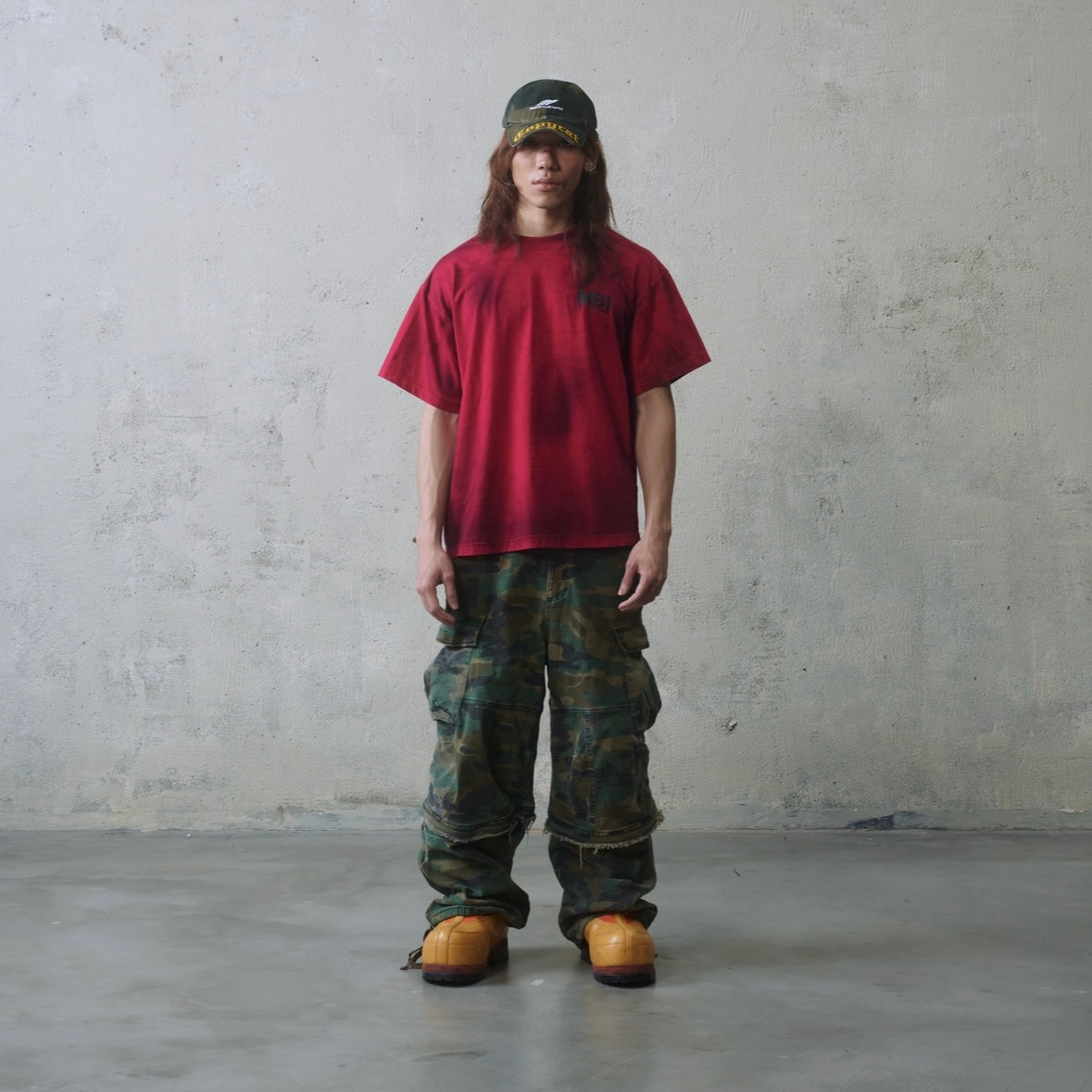 SIGNATURE MBI LOGO T - DIRTY RED