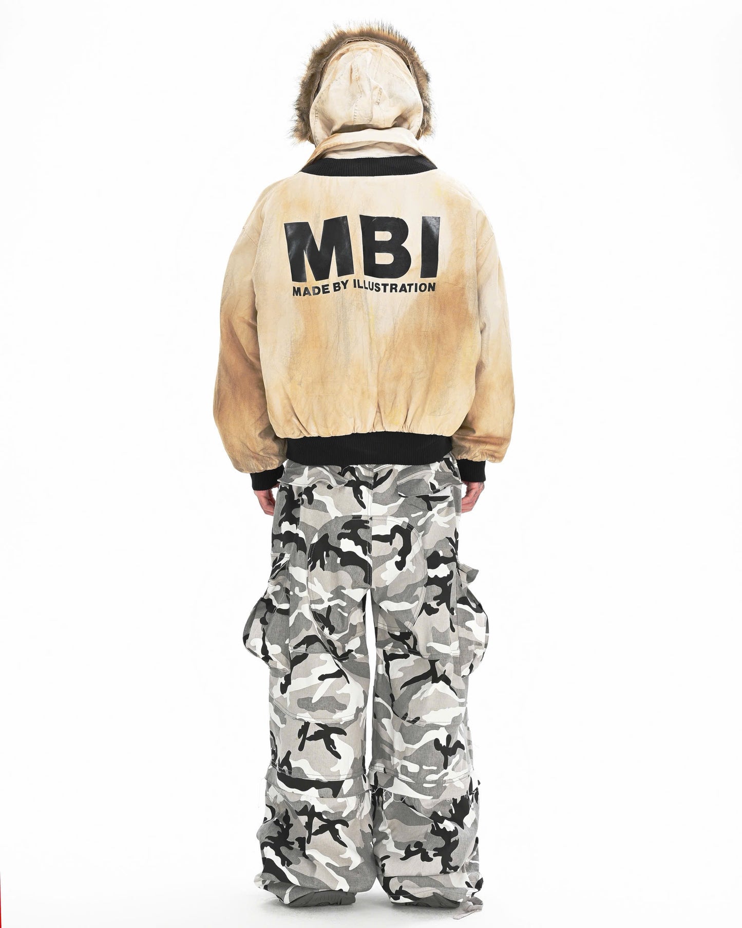 MBI FLIGHT BOMBER JACKET - Dirty Cream