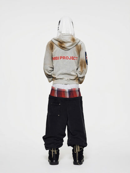 TRIBAL PRINTED SCARF - WHITE