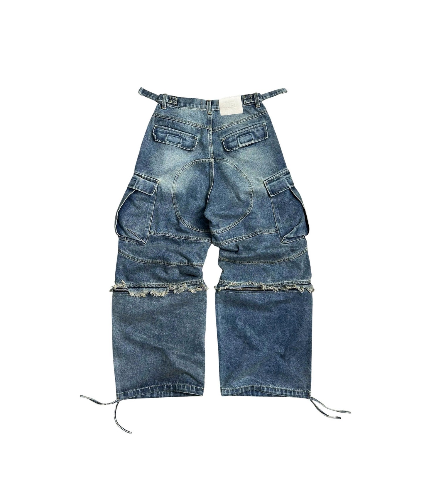 MBI | 2IN1 WASHED MILI PANTS - Denim Ver