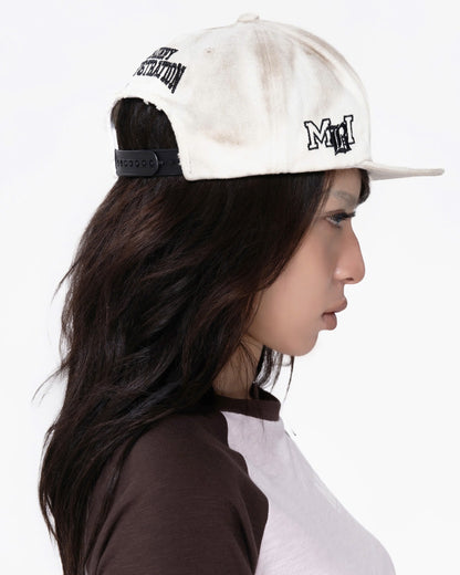 MBI UNIVERSITY SNAPBACK - DIRTY WHITE
