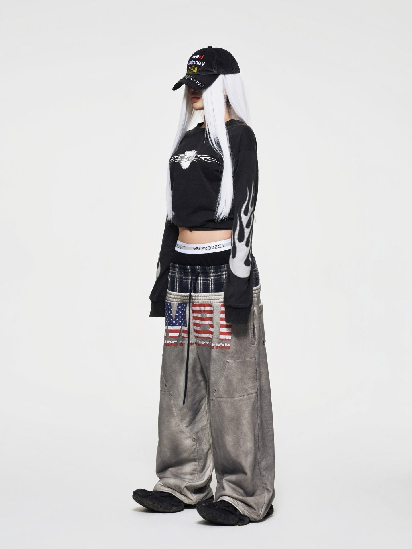 MBI | TRIPLE WAISTED SƯEATPANTS - DIRTY GRAY