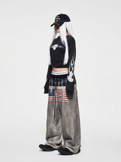 MBI | TRIPLE WAISTED SƯEATPANTS - DIRTY GRAY