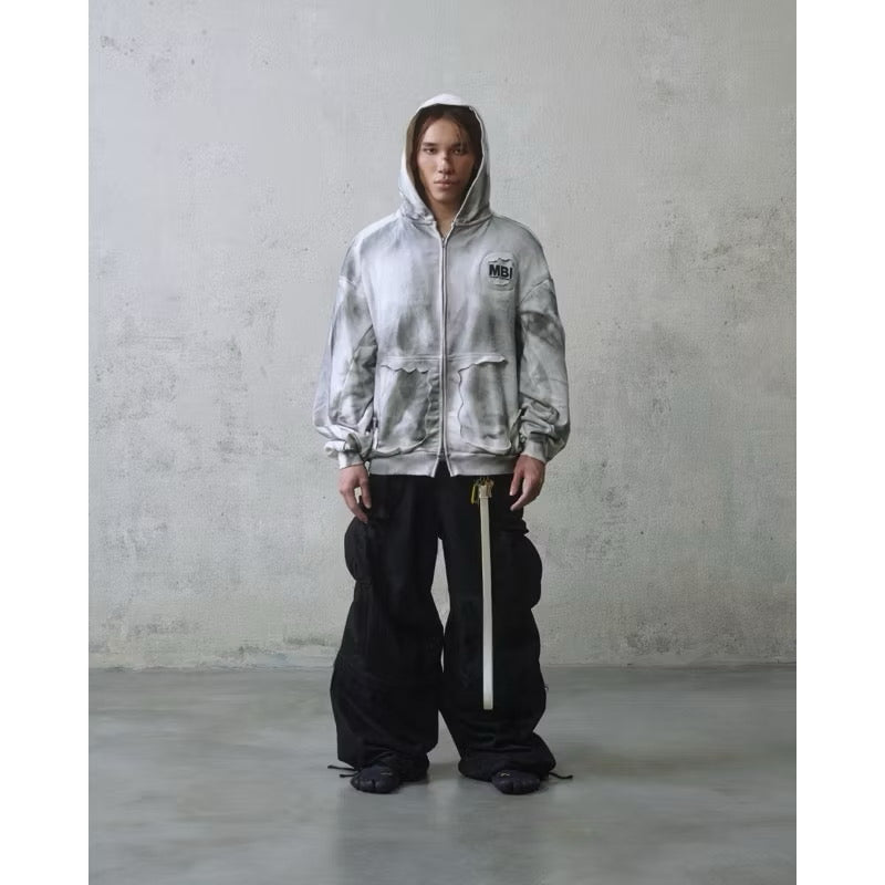 MBI | 2IN1 FADED MILI PANTS - BLACK