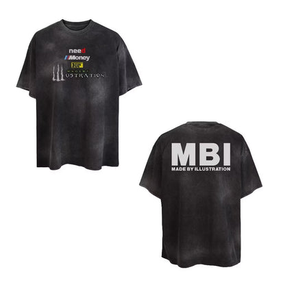 MBI PARODY LOGO WASHED T