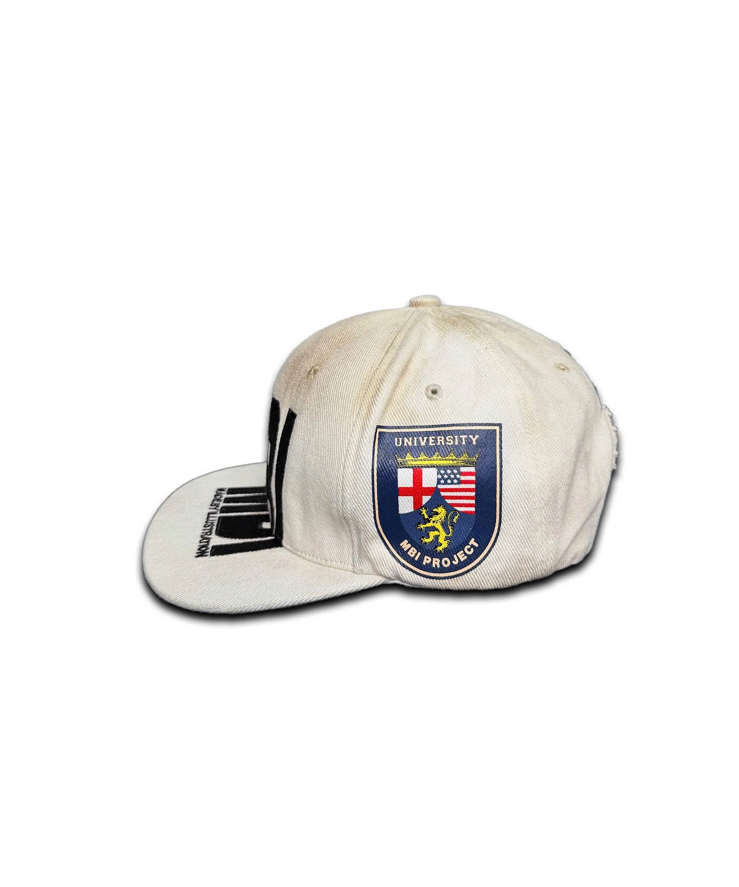 MBI UNIVERSITY SNAPBACK - DIRTY WHITE