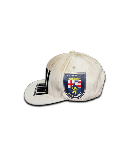 MBI UNIVERSITY SNAPBACK - DIRTY WHITE