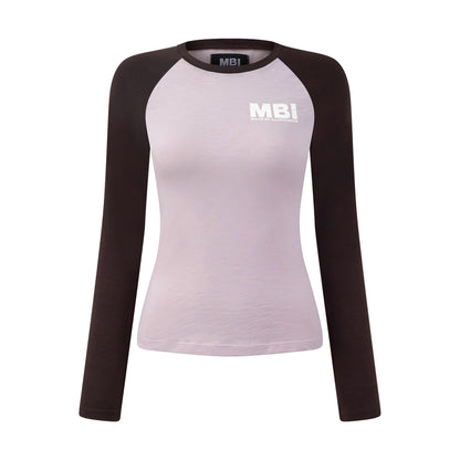 BABY RAGLAN SLEEVE - BROWN PINK
