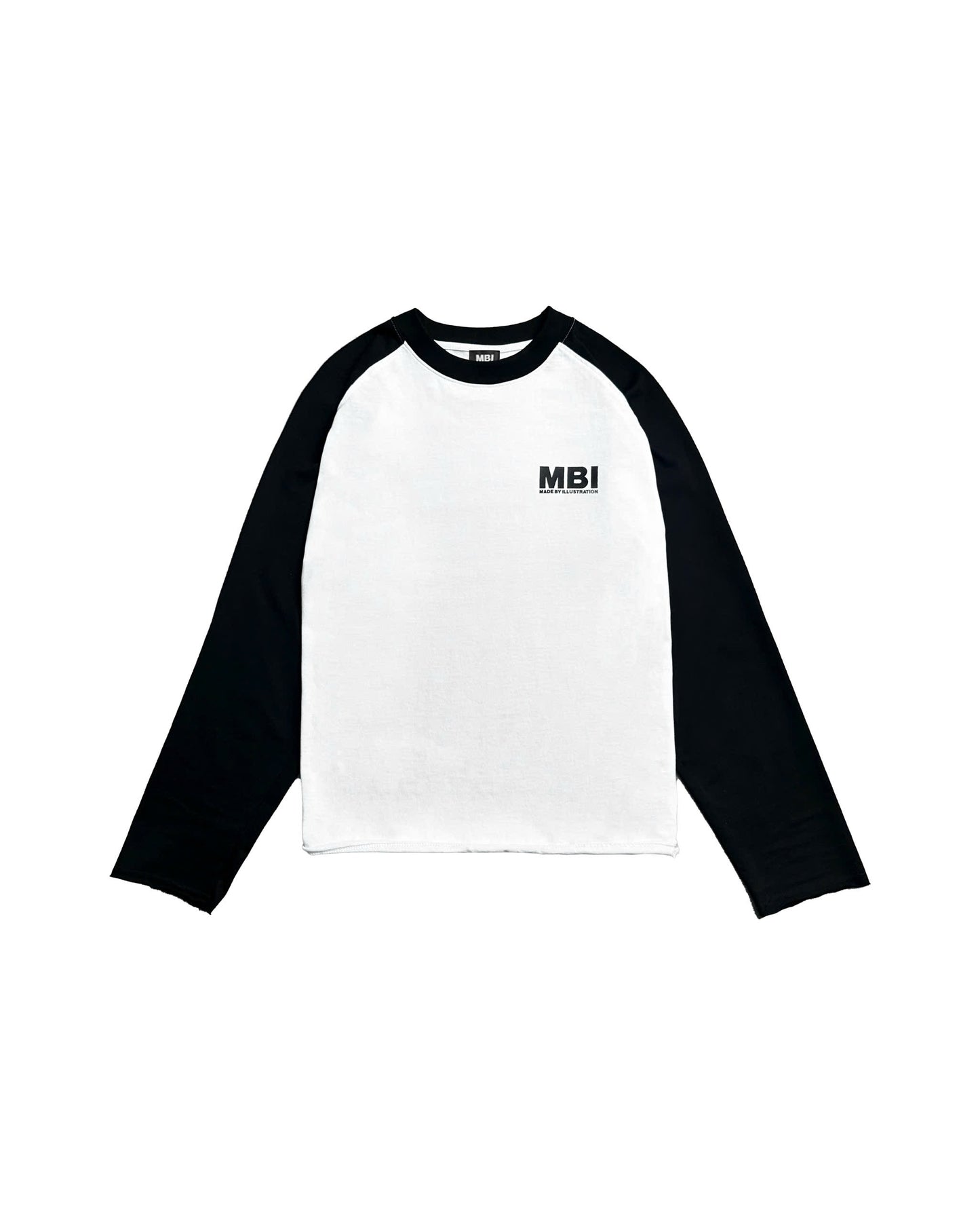 POLICE LOGO RAGLAN LONGSLEEVE - BLACK